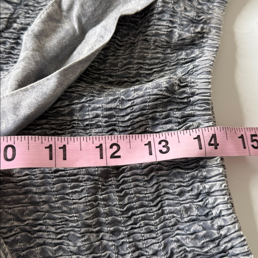 Cute Options BOHO Tiered Ruffle Pants Gray Medium / Large - Picture 12 of 13